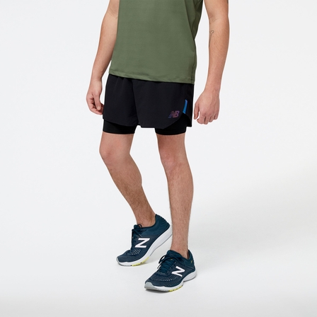 New Balance  Balance 2 in 1 7 Inch Running Shorts Mens